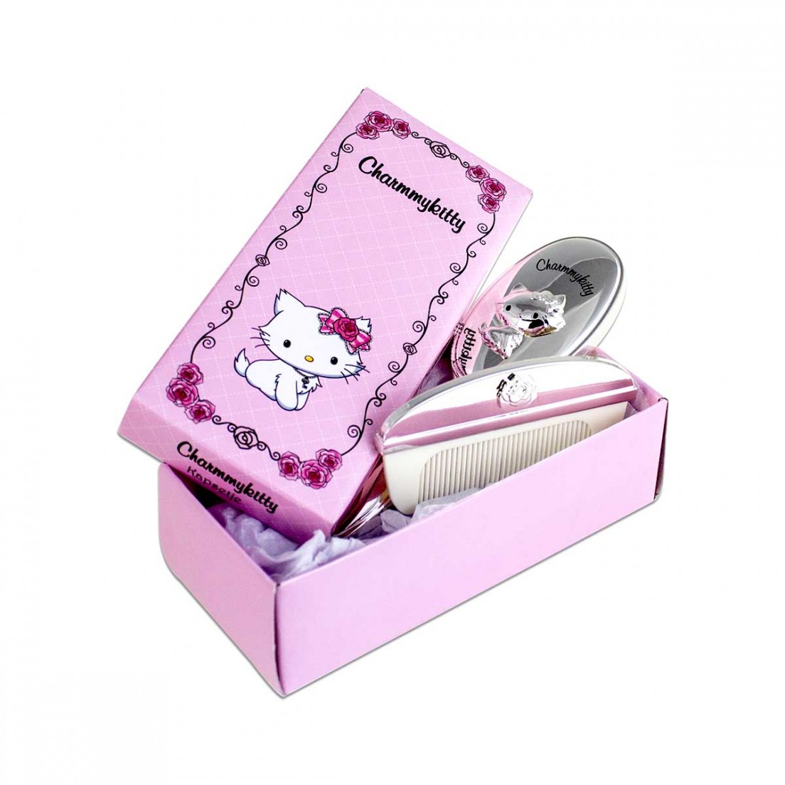 Hello Kitty Grande Regalo Boxed Set di Ragazze Glitter Fiocchi Clip 