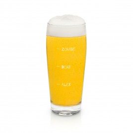 Zombie personalizzabile bicchiere di birra prende il nome