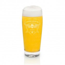 Bicchiere di birra personalizzabili con incisione - Teschio