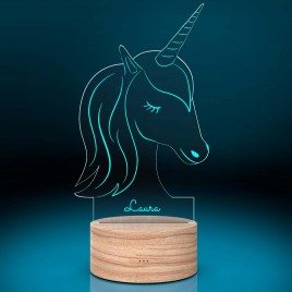 Personalizzabile LED Luce decorativa Unicorno
