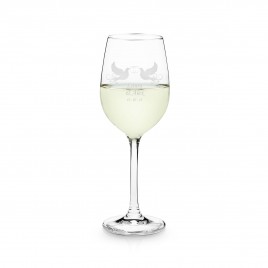 Bicchiere da vino bianco personalizzabile