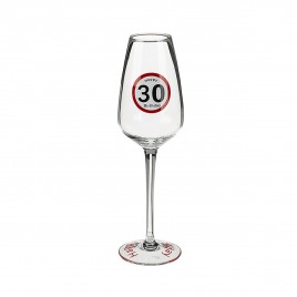 Bicchiere da Champagne Happy Birthday 30