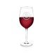 Bicchiere da vino personalizzabile  - Just Married 
